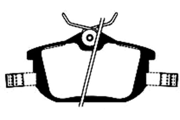 KAVO PARTS stabdžių trinkelių rinkinys, diskinis stabdys BP-5527